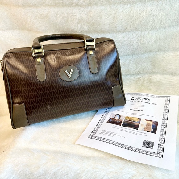 MARIO VALENTINO VINTAGE BOSTON BAG - Picture 14 of 15